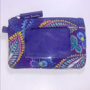 Vera Bradley Purple Floral Card Holder